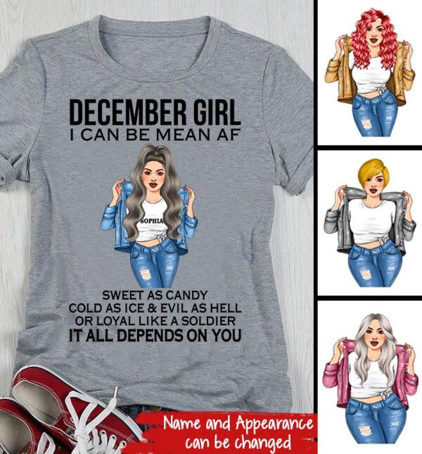 Personalized Birthday T Shirt, December Birthday Shirt, December Birthday Gifts
