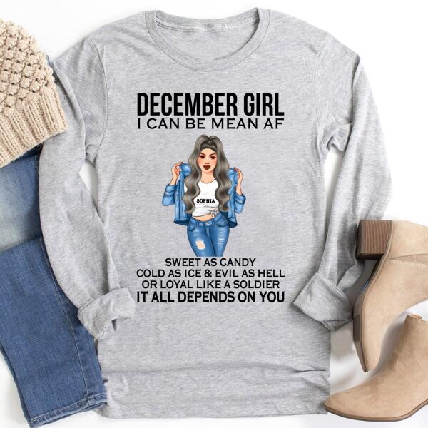 Personalized Birthday T Shirt, December Birthday Shirt, December Birthday Gifts