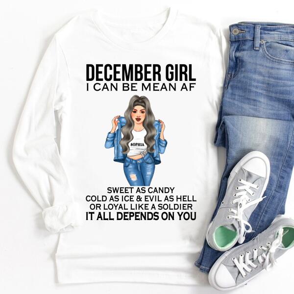 Personalized Birthday T Shirt, December Birthday Shirt, December Birthday Gifts