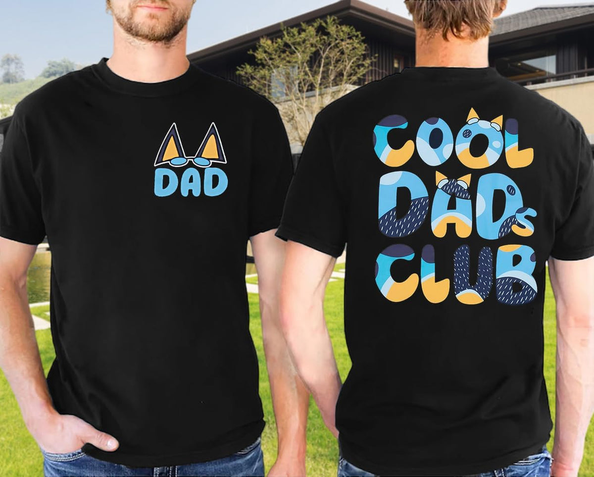 Dad Shirt Men Cool Dad Club T-Shirts Father&#39;s Day Tops Dad Birthday Gift Tees Dad Life Clothes