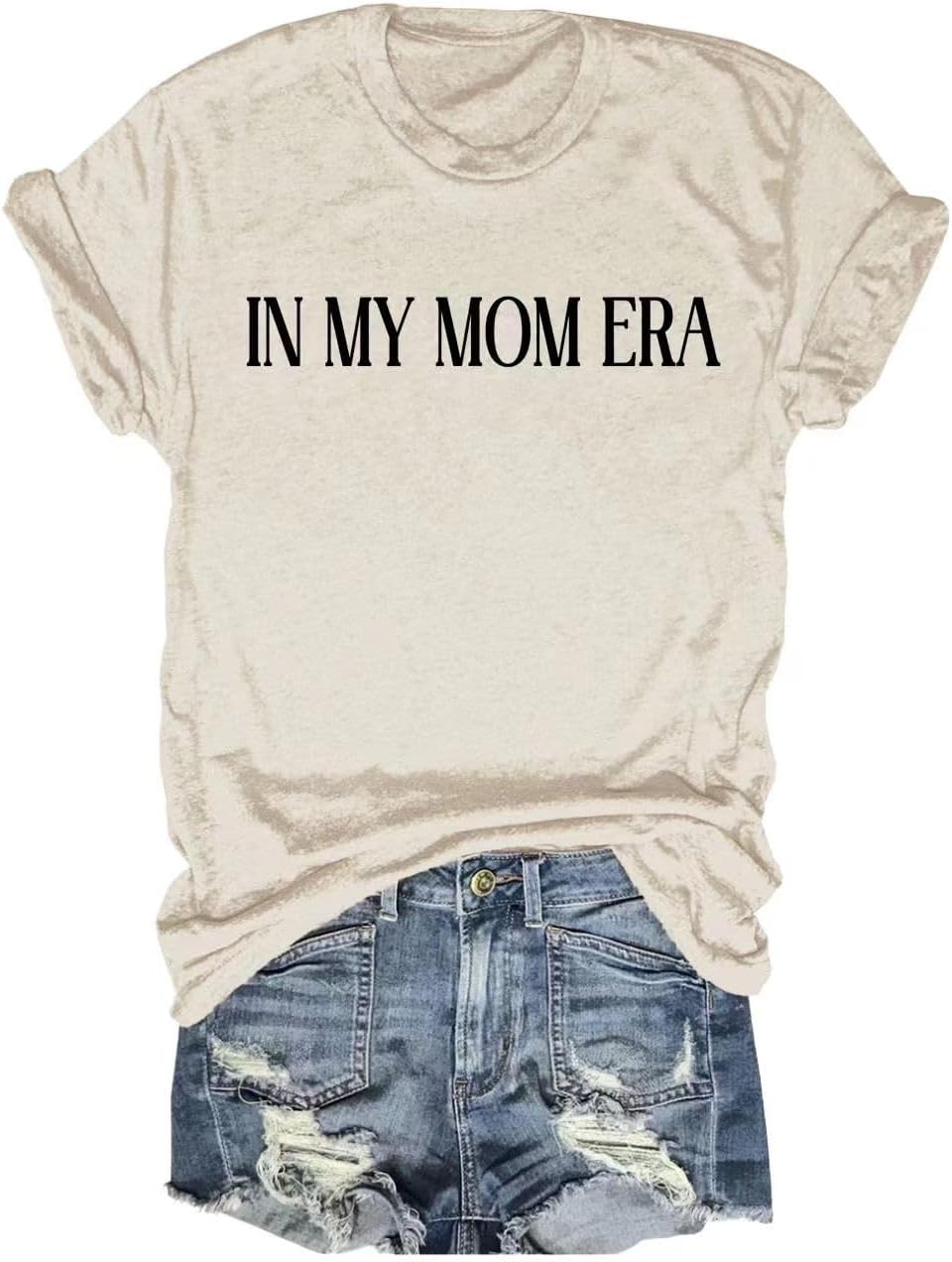 T-Shirt for Mama Women&#39;s Mom Life Graphic Tees Casual Cute Mother&#39;s Day Tops for Mommy