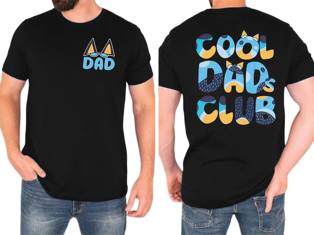 Dad Shirt Men Cool Dad Club T-Shirts Father&#39;s Day Tops Dad Birthday Gift Tees Dad Life Clothes