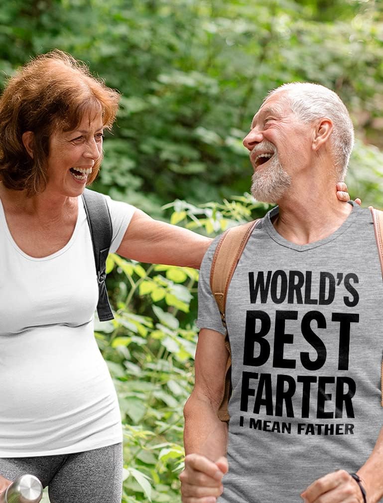 World&#39;s Best Farter I Mean Father Shirt Funny Dad Jokes Shirts for Men Gifts for Dads Fathers Day