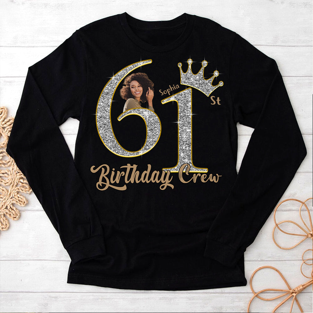 61st Birthday Shirts, Custom Photo Birthday Shirts, Turning 61 Shirt, Gifts For Women Turning 61, 61 And Fabulous Shirt, 61st Birthday Shirts For Her-YPT-HCT