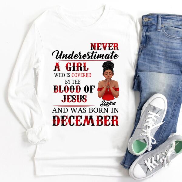 December Birthday Shirt, Custom Birthday Shirt, Queens Born In December, December Birthday Gifts, December Birthday Gifts, Christian shirts for women