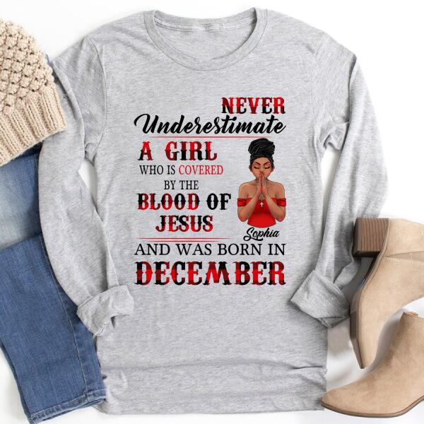 December Birthday Shirt, Custom Birthday Shirt, Queens Born In December, December Birthday Gifts, December Birthday Gifts, Christian shirts for women