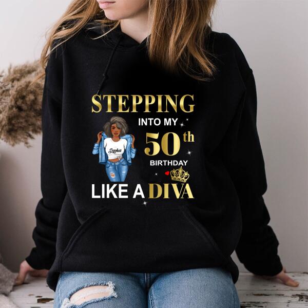 Custom birthday shirts, Chapter 50, Fabulous Since 1975 50th Birthday Unique T Shirt For Woman, Her Gifts For 50 Years Old, Turning 50 Birthday Cotton Shirt