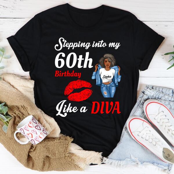 Custom birthday shirts, Chapter 60, Fabulous Since 1962 60th Birthday Unique T Shirt For Woman, Her Gifts For 60 Years Old, Turning 60 Birthday Cotton Shirt