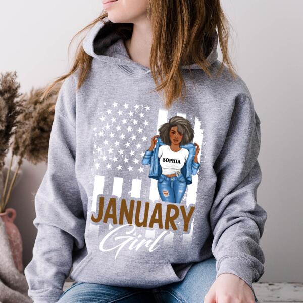 January Birthday Shirt, Custom Birthday Shirt, Queens Born In January, January Birthday Gifts, January Birthday Gifts