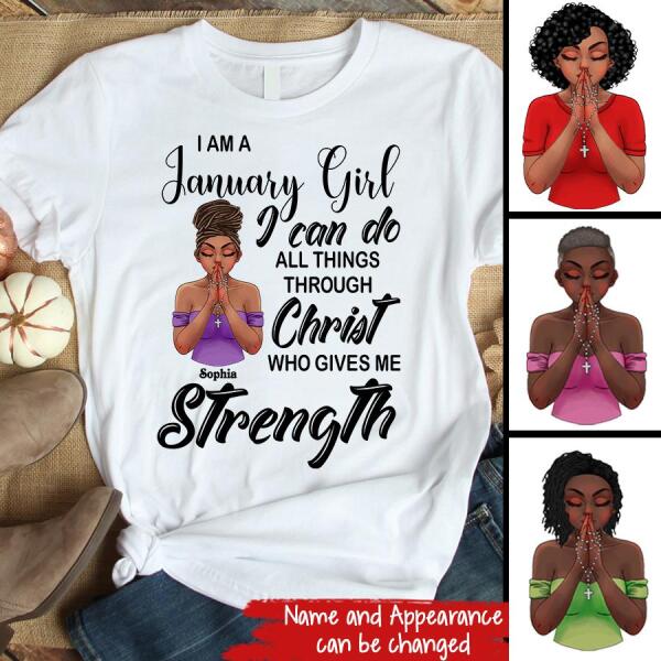 January Birthday Shirt, Custom Birthday Shirt, Queens Born In January, January Birthday Gifts, January Birthday Gifts