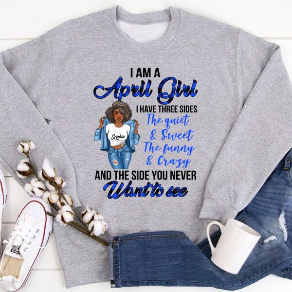 April Birthday Shirt, Custom Birthday Shirt, Queens Born In April, April Birthday Gifts, April Birthday Gifts