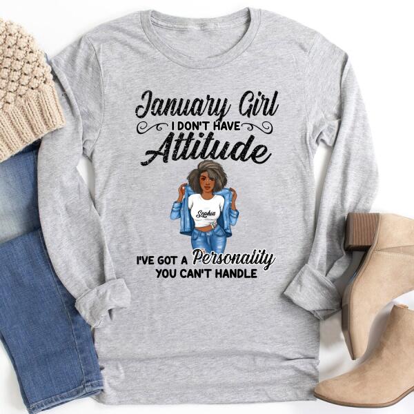 January Birthday Shirt, Custom Birthday Shirt, Queens Born In January, January Birthday Gifts, January Birthday Gifts