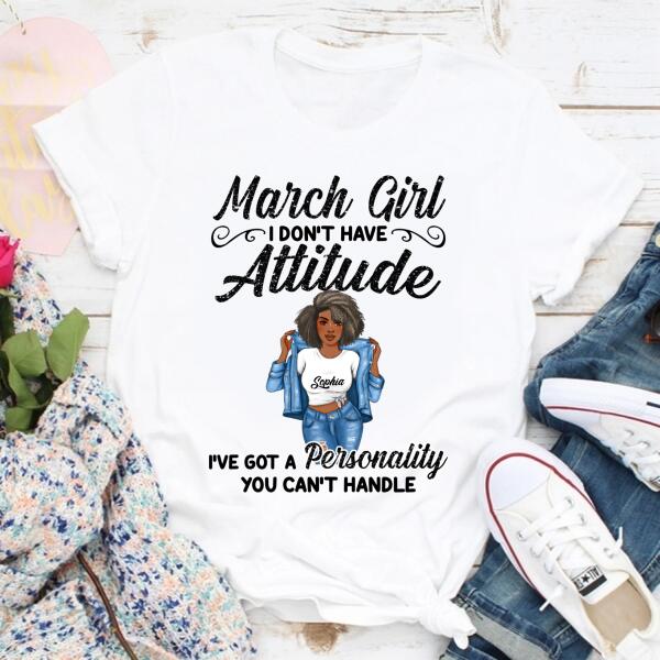 March Birthday Shirt, Custom Birthday Shirt, Queens Born In March, March Birthday Gifts, March Birthday Gifts