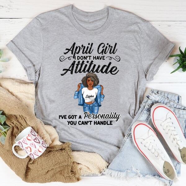 April Birthday Shirt, Custom Birthday Shirt, Queens Born In April, April Birthday Gifts, April Birthday Gifts