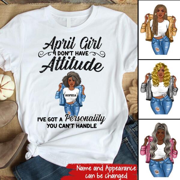 April Birthday Shirt, Custom Birthday Shirt, Queens Born In April, April Birthday Gifts, April Birthday Gifts