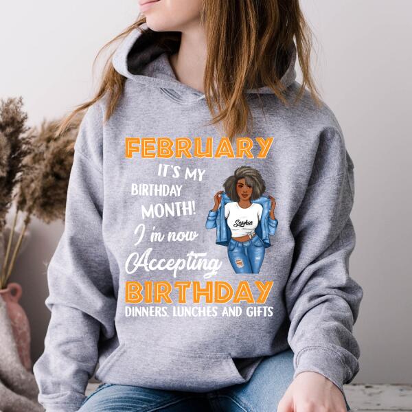 February Birthday Shirt, Custom Birthday Shirt, Queens Born In February, February Birthday Gifts, February Birthday Gifts