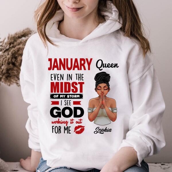 January Birthday Shirt, Custom Birthday Shirt, Queens Born In January, January Birthday Gifts, January Birthday Gifts