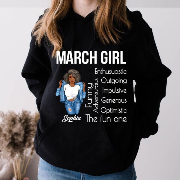 March Birthday Shirt, Custom Birthday Shirt, Queens Born In March, March Birthday Gifts, March Birthday Gifts
