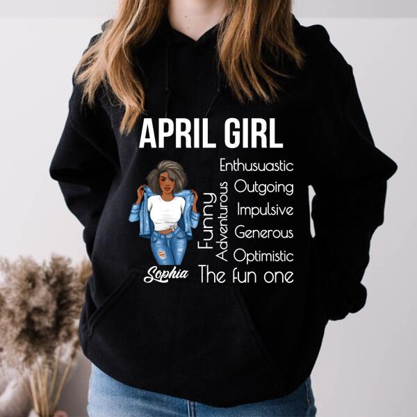 April Birthday Shirt, Custom Birthday Shirt, Queens Born In April, April Birthday Gifts, April Birthday Gifts