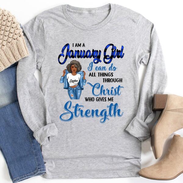 January Birthday Shirt, Custom Birthday Shirt, Queens Born In January, January Birthday Gifts, January Birthday Gifts