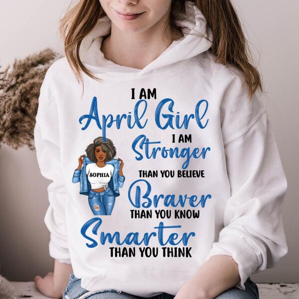 April Birthday Shirt, Custom Birthday Shirt, Queens Born In April, April Birthday Gifts, April Birthday Gifts