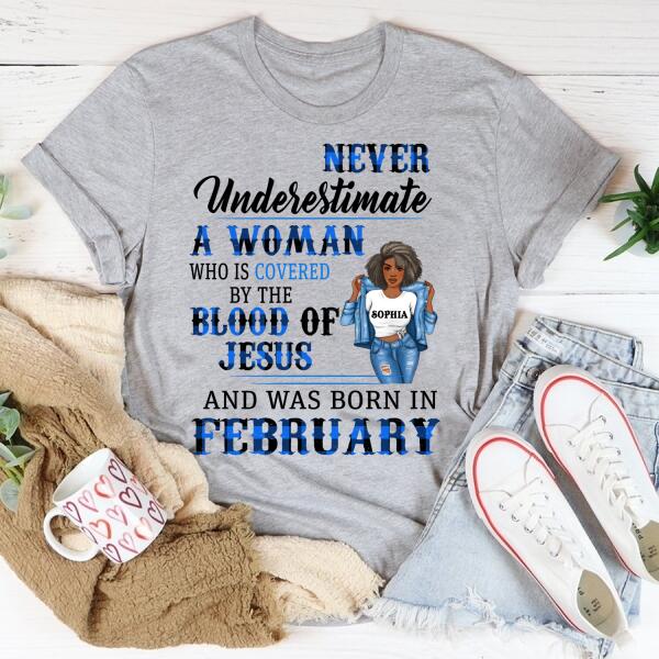 February Birthday Shirt, Custom Birthday Shirt, Queens Born In February, February Birthday Gifts, February Birthday Gifts