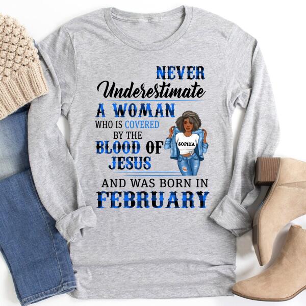February Birthday Shirt, Custom Birthday Shirt, Queens Born In February, February Birthday Gifts, February Birthday Gifts