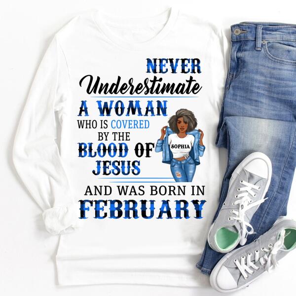 February Birthday Shirt, Custom Birthday Shirt, Queens Born In February, February Birthday Gifts, February Birthday Gifts