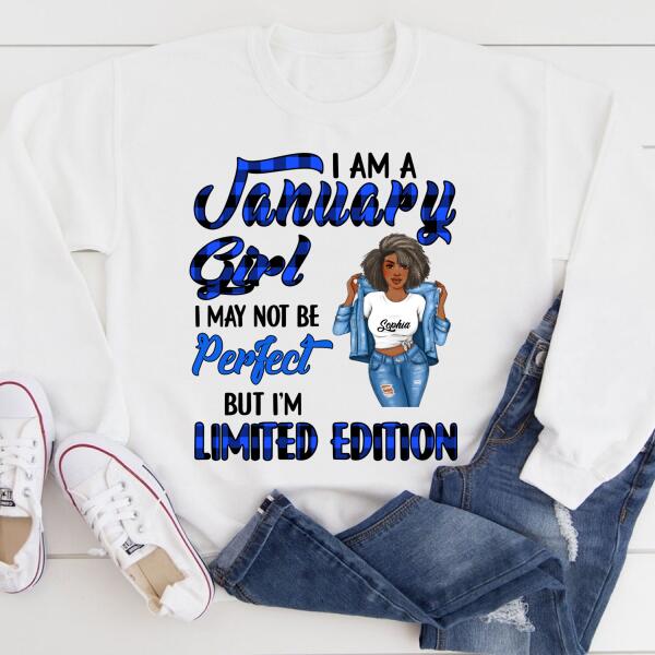 January Birthday Shirt, Custom Birthday Shirt, Queens Born In January, January Birthday Gifts, January Birthday Gifts