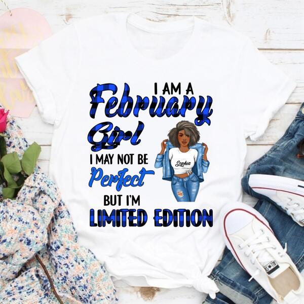 February Birthday Shirt, Custom Birthday Shirt, Queens Born In February, February Birthday Gifts, February Birthday Gifts