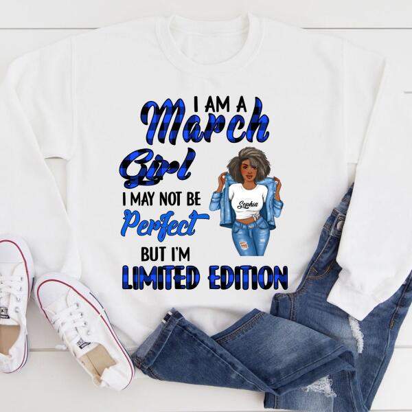 March Birthday Shirt, Custom Birthday Shirt, Queens Born In March, March Birthday Gifts, March Birthday Gifts
