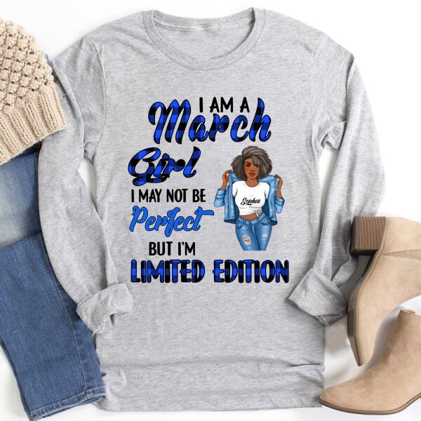 March Birthday Shirt, Custom Birthday Shirt, Queens Born In March, March Birthday Gifts, March Birthday Gifts