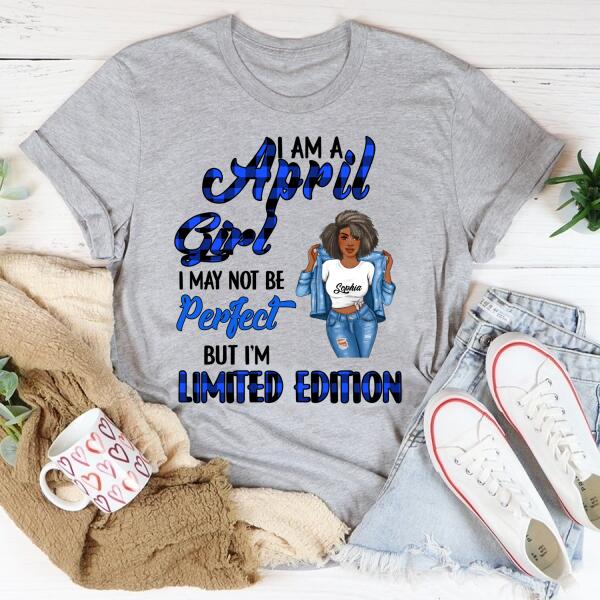 April Birthday Shirt, Custom Birthday Shirt, Queens Born In April, April Birthday Gifts, April Birthday Gifts