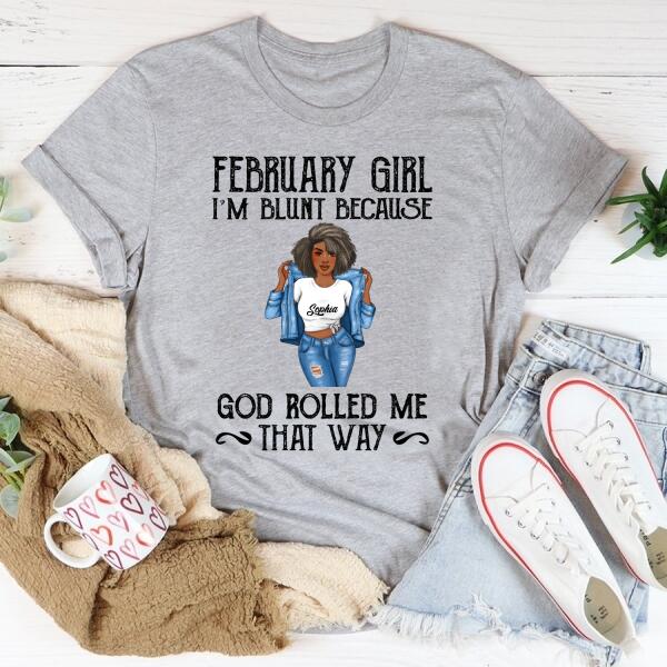 February Birthday Shirt, Custom Birthday Shirt, Queens Born In February, February Birthday Gifts, February Birthday Gifts