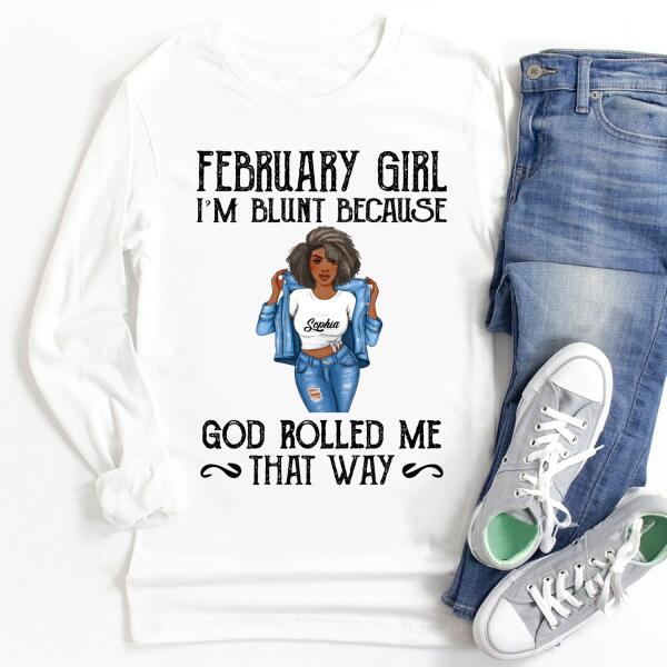 February Birthday Shirt, Custom Birthday Shirt, Queens Born In February, February Birthday Gifts, February Birthday Gifts