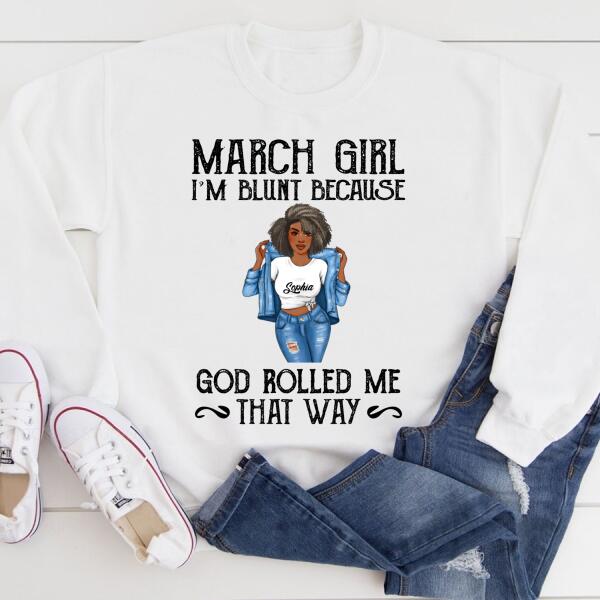 March Birthday Shirt, Custom Birthday Shirt, Queens Born In March, March Birthday Gifts, March Birthday Gifts