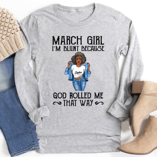 March Birthday Shirt, Custom Birthday Shirt, Queens Born In March, March Birthday Gifts, March Birthday Gifts