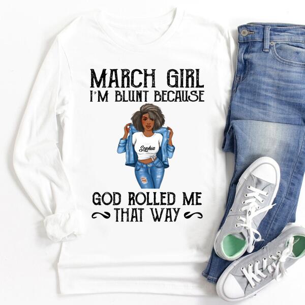March Birthday Shirt, Custom Birthday Shirt, Queens Born In March, March Birthday Gifts, March Birthday Gifts