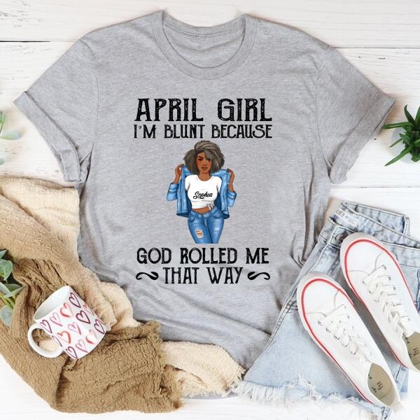 April Birthday Shirt, Custom Birthday Shirt, Queens Born In April, April Birthday Gifts, April Birthday Gifts