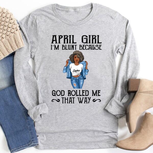 April Birthday Shirt, Custom Birthday Shirt, Queens Born In April, April Birthday Gifts, April Birthday Gifts
