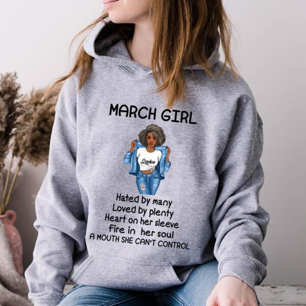 March Birthday Shirt, Custom Birthday Shirt, Queens Born In March, March Birthday Gifts, March Birthday Gifts