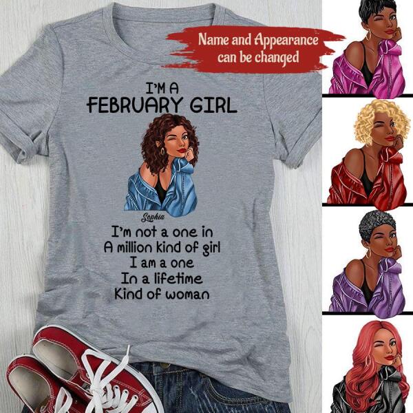 February Birthday Shirt, Custom Birthday Shirt, Queens Born In February, February Birthday Gifts