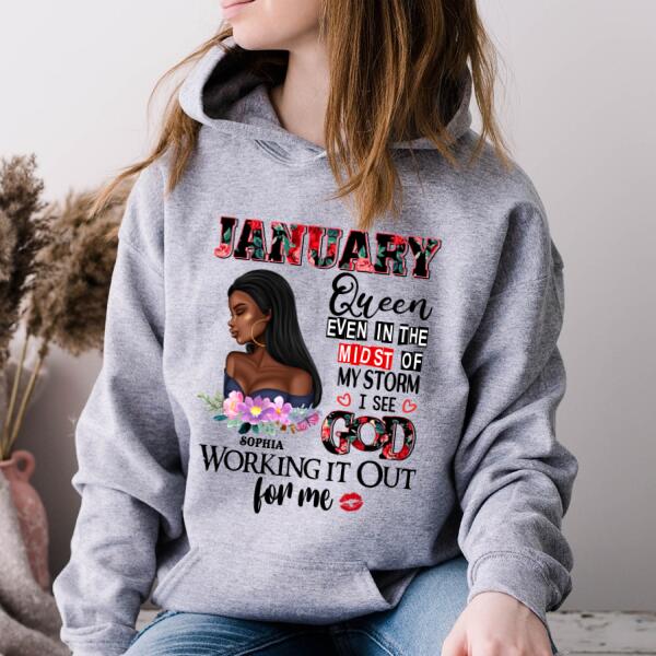 January Birthday Shirt, Custom Birthday Shirt, Queens Born In January, January Birthday Shirts For Woman, January Birthday Gifts