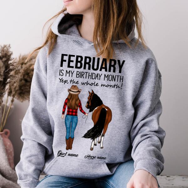 February Birthday Shirt, Custom Birthday Shirt, Queens Born In February, February Birthday Shirts For Woman, February Birthday Gifts