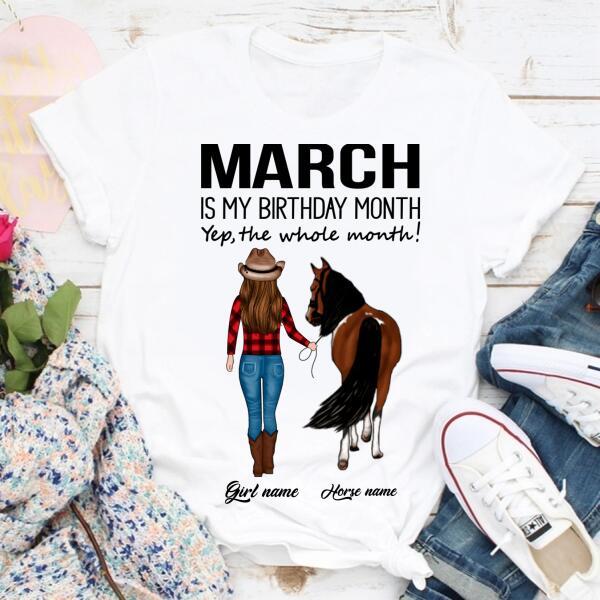 March Birthday Shirt, Custom Birthday Shirt, Queens Born In March, March Birthday Shirts For Woman, March Birthday Gifts