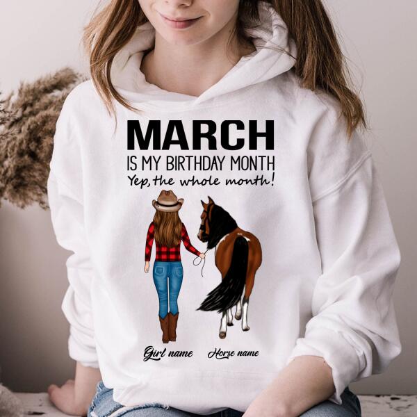 March Birthday Shirt, Custom Birthday Shirt, Queens Born In March, March Birthday Shirts For Woman, March Birthday Gifts