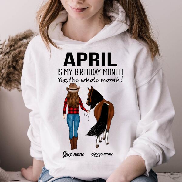 April Birthday Shirt, Custom Birthday Shirt, Queens Born In April, April Birthday Shirts For Woman, April Birthday Gifts