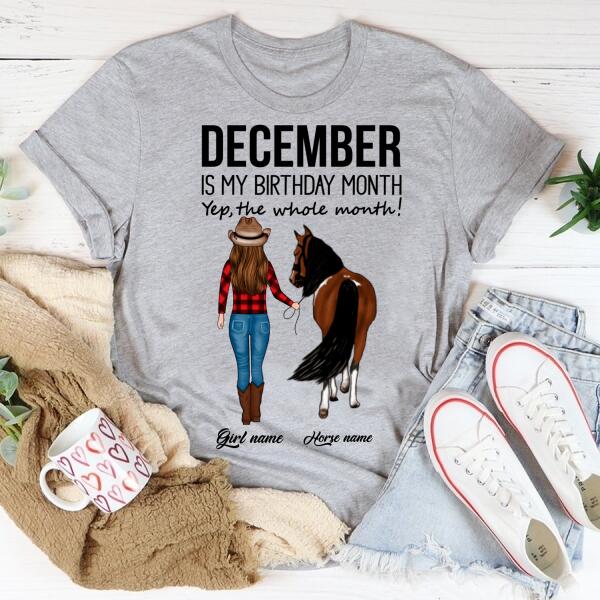 December Birthday Shirt, Custom Birthday Shirt, Queens Born In December, December Birthday Shirts For Woman, December Birthday Gifts