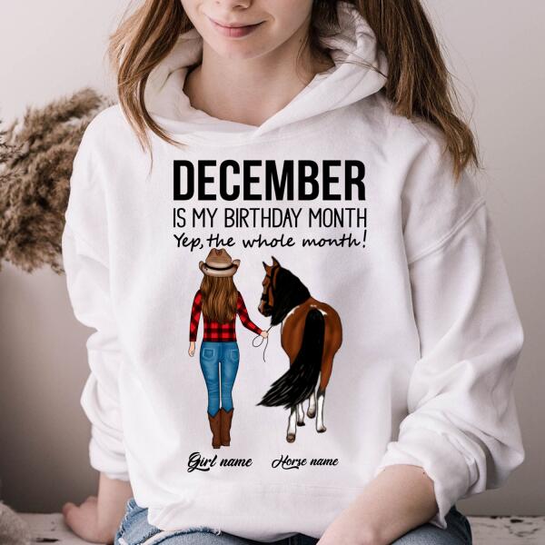 December Birthday Shirt, Custom Birthday Shirt, Queens Born In December, December Birthday Shirts For Woman, December Birthday Gifts