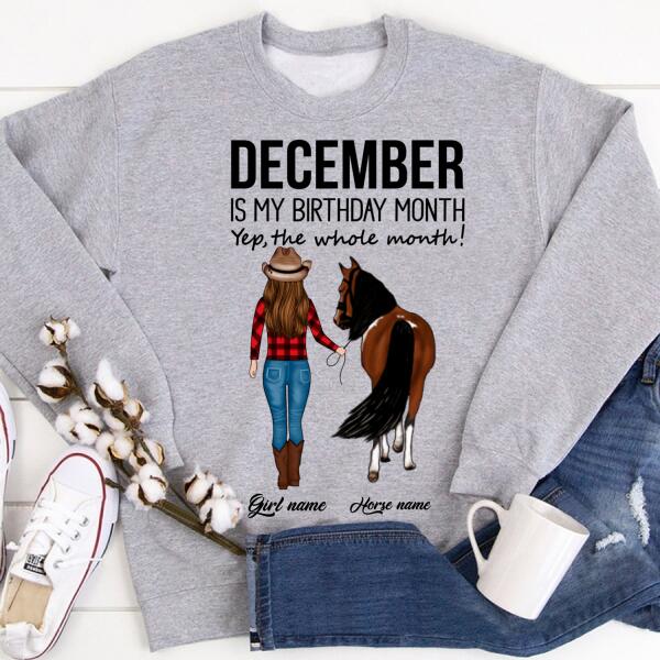 December Birthday Shirt, Custom Birthday Shirt, Queens Born In December, December Birthday Shirts For Woman, December Birthday Gifts